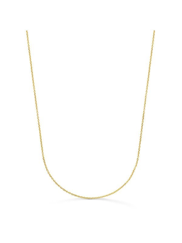 18K CADENA FORZADA MACIZA ANCHO: 1MM...