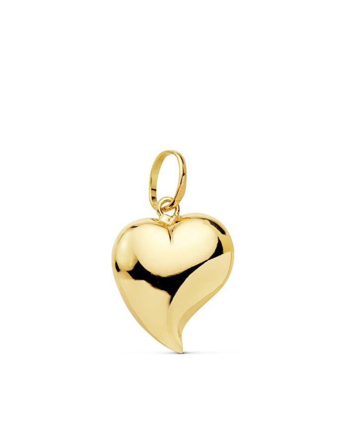 18K COLGANTE ORO AMARILLO CORAZON...