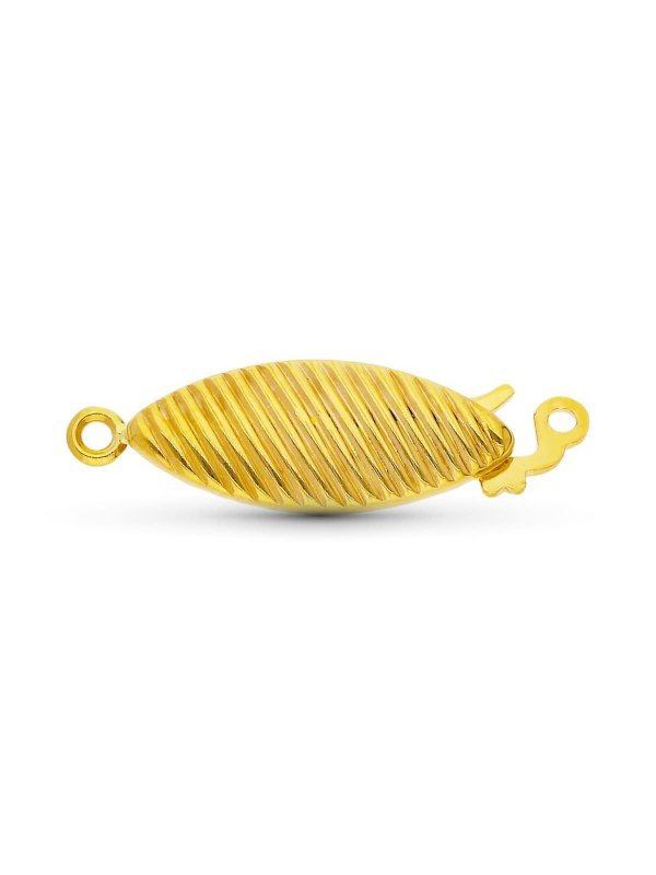 18K FORNITURA BROCHE DE COLLAR ORO...