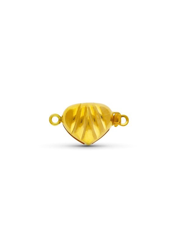 18K FORNITURA BROCHE DE COLLAR ORO...
