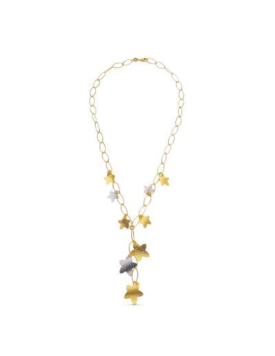 18K GARGANTILLA ORO BICOLOR...