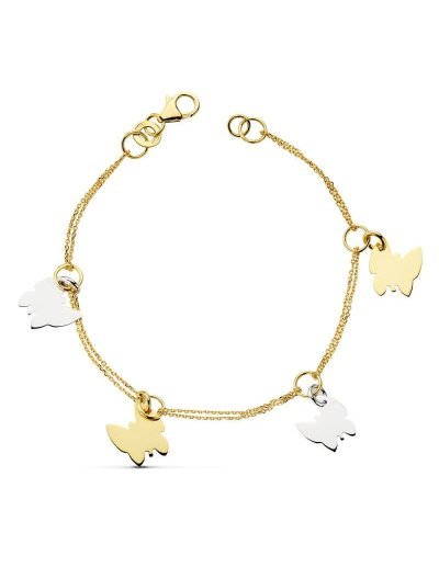 18K PULSERA BICOLOR...