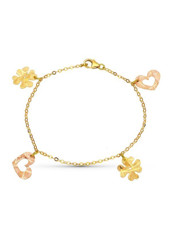 18K PULSERA ORO BICOLOR FETICHES