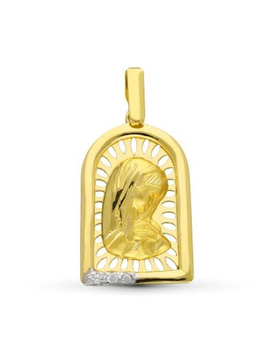 18K MEDALLA ORO AMARILLO...