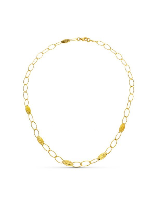 18K GARGANTILLA ORO AMARILLO MOTIVOS...