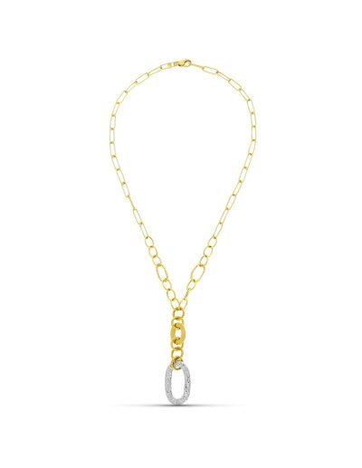 18K GARGANTILLA ORO BICOLOR...