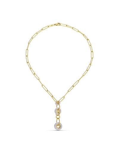 18K GARGANTILLA ORO BICOLOR...
