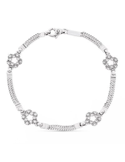18K PULSERA ORO BLANCO...