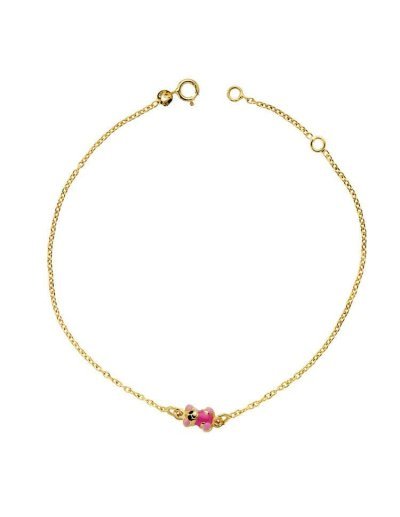 18K PULSERA OSO ESMALTE 18CM