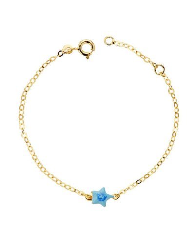 18K PULSERA BEBE ESTRELLA...