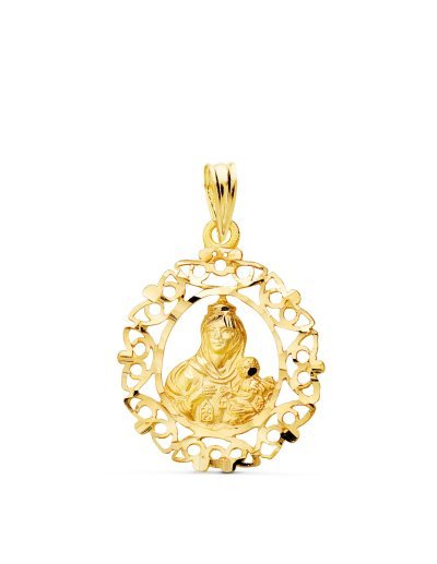 18K MEDALLA VIRGEN DEL...