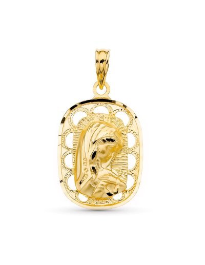 18K MEDALLA ORO AMARILLO...