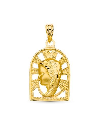 18K MEDALLA ORO AMARILLO...