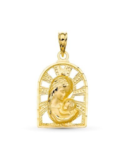 18K MEDALLA ORO AMARILLO...