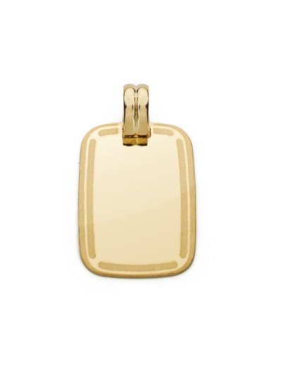 18K CHAPA MARCO 24X17 MM