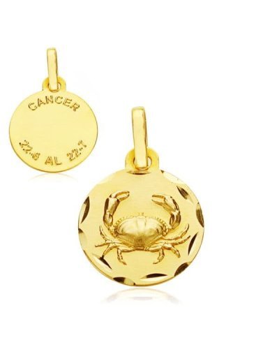 18K HOROSCOPO CANCER 13 MM