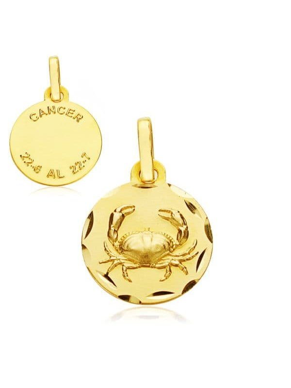 18K HOROSCOPO CANCER 13 MM