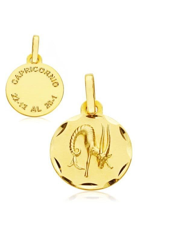 18K HOROSCOPO CAPRICORNIO 13 MM
