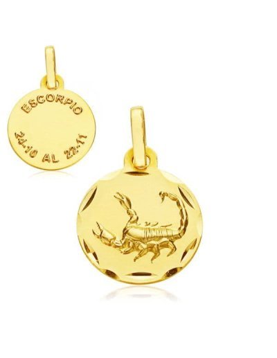 18K HOROSCOPO ESCORPIO 13 MM
