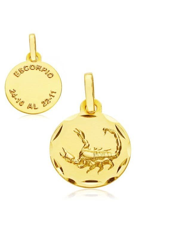 18K HOROSCOPO ESCORPIO 13 MM