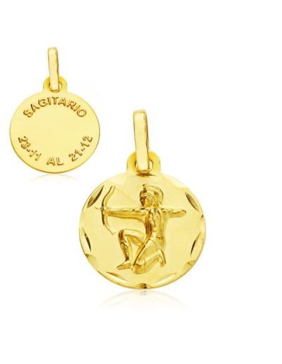 18K HOROSCOPO SAGITARIO 13 MM