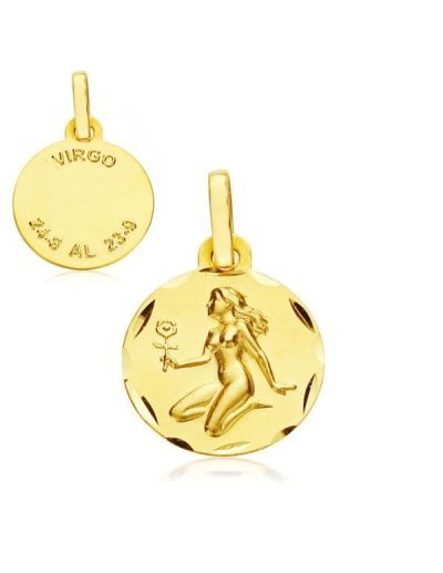 18K HOROSCOPO VIRGO 13 MM