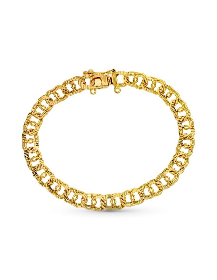 18K PULSERA ORO AMARILLO HUNGARA 20.5...