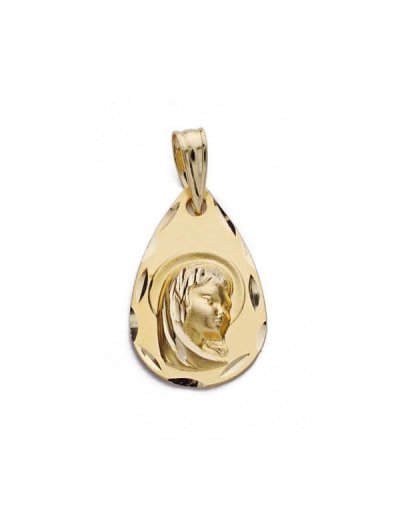 18K MEDALLA VIRGEN NIÑA...