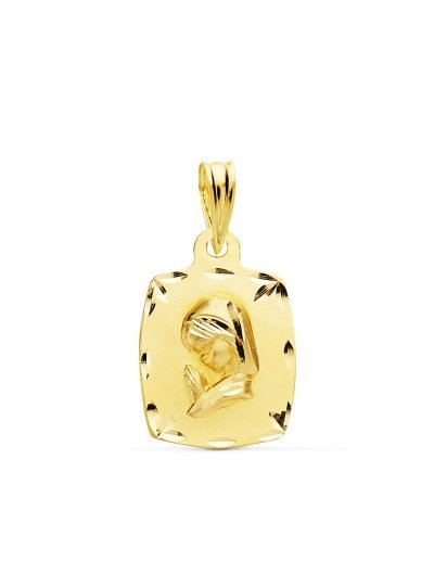 18K MEDALLA VIRGEN NIÑA...