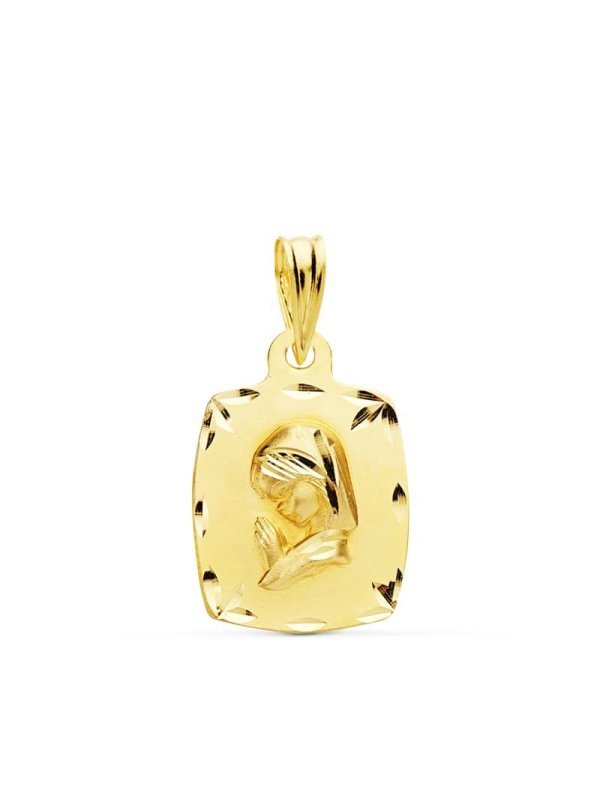 18K MEDALLA VIRGEN NIÑA 19X14 MM 1.90 GR