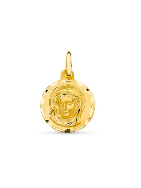 18K MEDALLA ORO AMARILLO VIRGEN NIÑA...