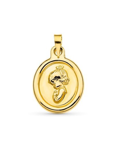 18K MEDALLA ORO AMARILLO...