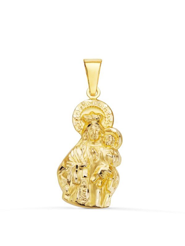 18K MEDALLA VIRGEN DEL CARMEN SILUETA...