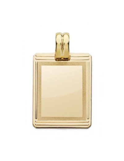 18K CHAPA RECTANGULAR....