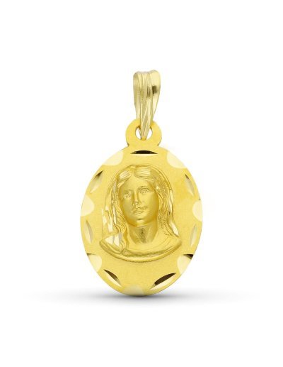 18K MEDALLA ORO AMARILLO...