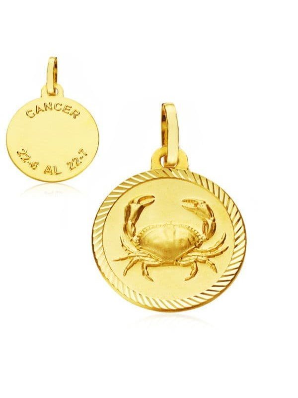 18K HOROSCOPO CANCER 20 MM