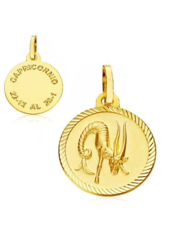 18K HOROSCOPO CAPRICORNIO 20 MM