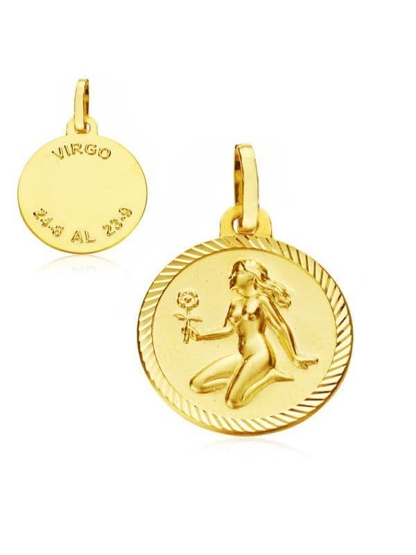 18K HOROSCOPO VIRGO 20 MM