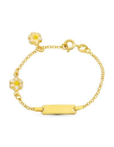 18K ESCLAVA ORO AMARILLO...
