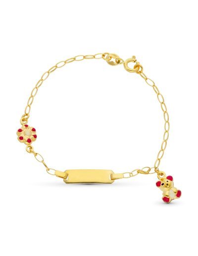 18K ESCLAVA ORO AMARILLO...