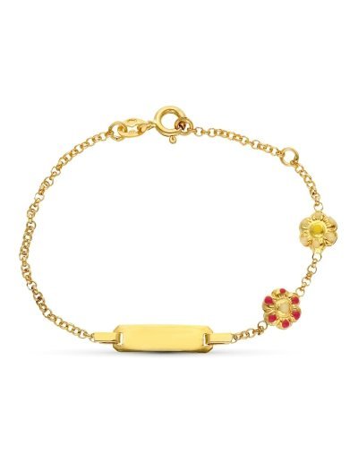 18K ESCLAVA ORO AMARILLO...