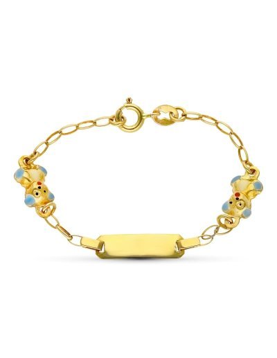 18K ESCLAVA ORO AMARILLO...