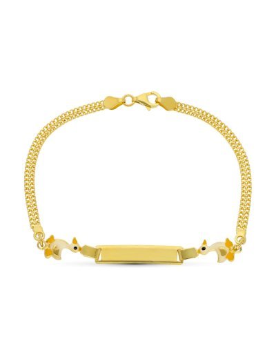 18K ESCLAVA ORO AMARILLO...