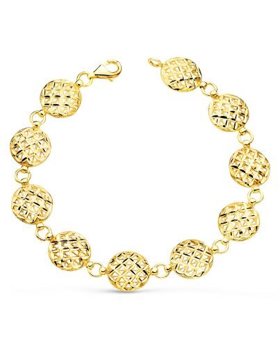 18K PULSERA ORO AMARILLO...