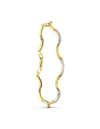 18K PULSERA ORO BICOLOR...