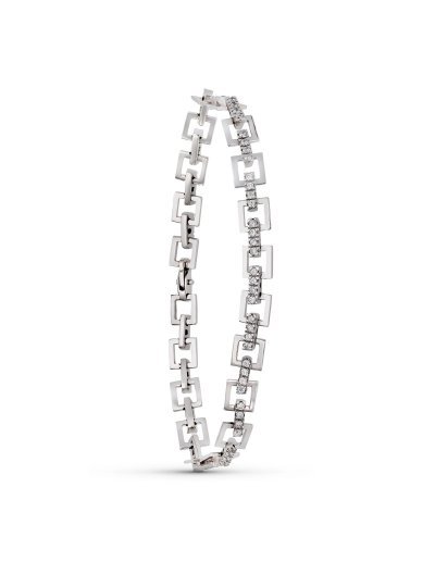18K PULSERA ORO BLANCO...