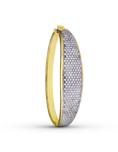 18K PULSERA RIGIDA ORO...