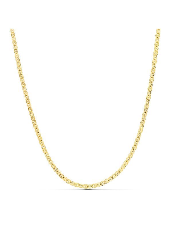 18K CADENA ORO AMARILLO FORZADA HUECA...