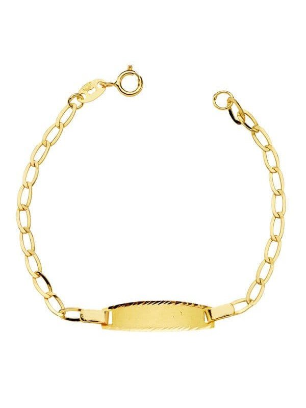 18K ESCLAVA HUECA BILBAO 14.5 CM