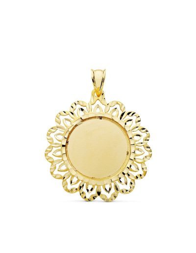 18K CHAPA CERCO CALADO 30 MM